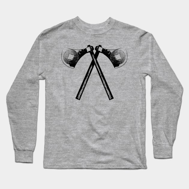 Axe Long Sleeve T-Shirt by QuickyDesigns